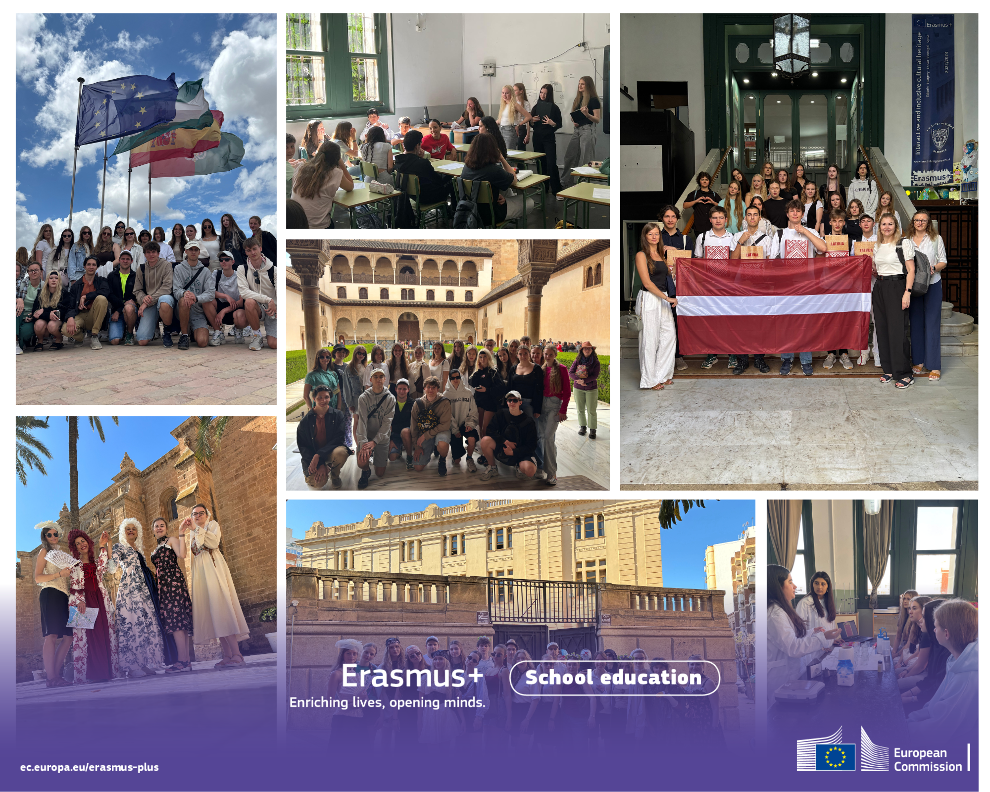 CEĻOJUMS UZ DRAUDZĪBU AR SPĀŅU PARTNERSKOLU ERASMUS+ SKOLĒNU GRUPAS MOBILITĀTES IETVAROS  