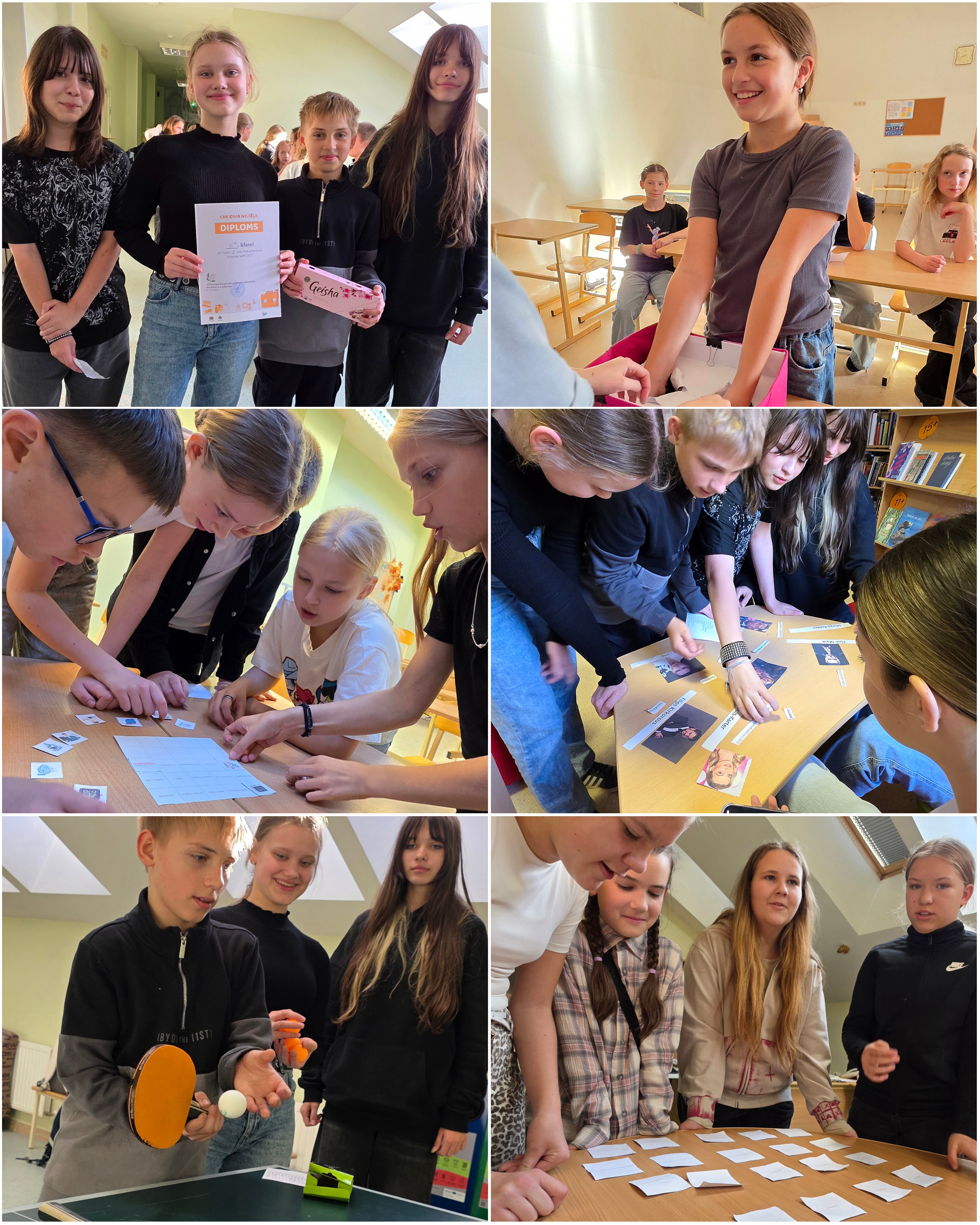 SKOLĀ ORGANIZĒJĀM "KARJERAS SPĒLI" 5.-6.KLASĒM. IESAISTĪTI 57 IZGLĪTOJAMIE! 
