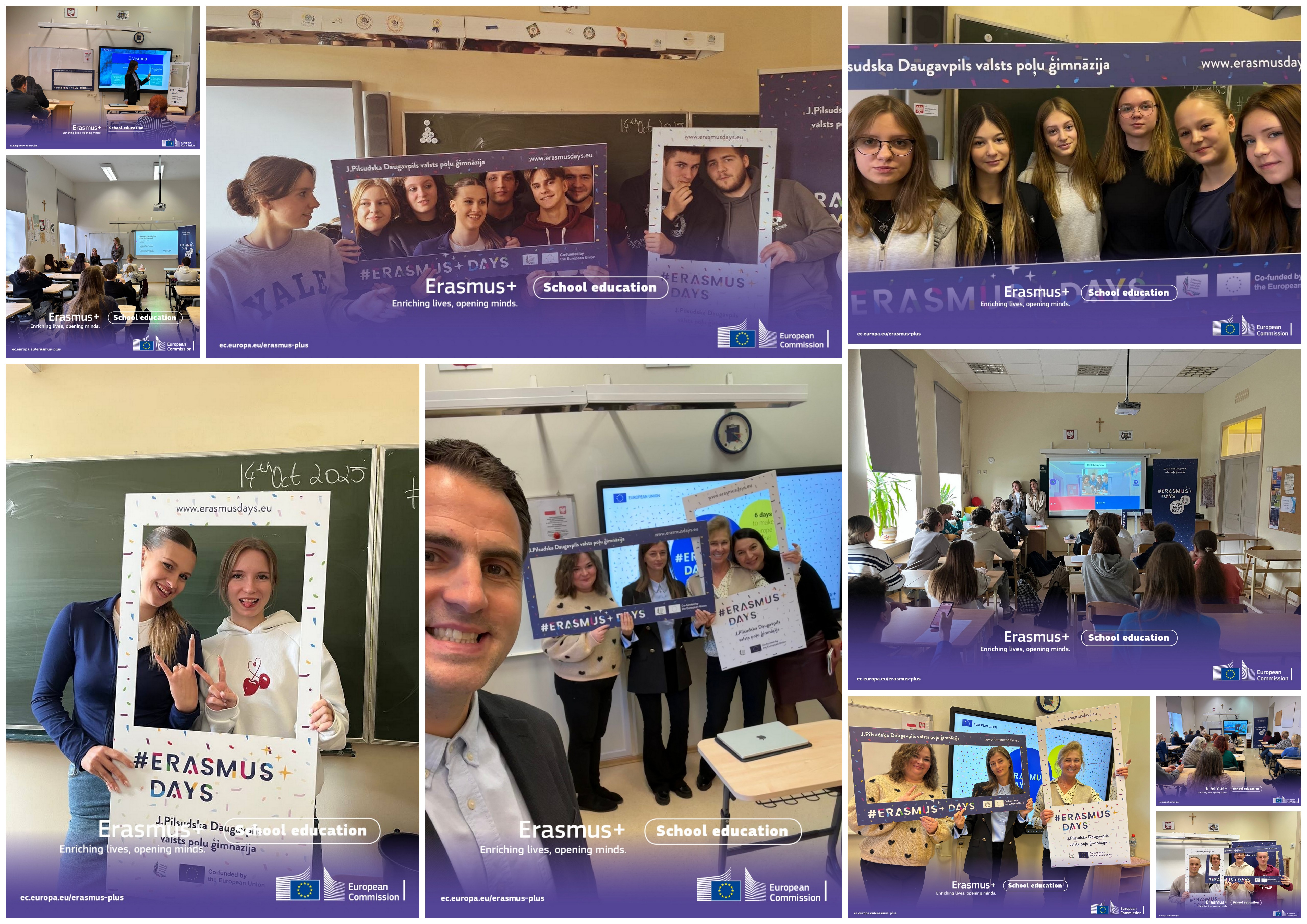 ERASMUS DIENAS J. PILSUDSKA DAUGAVPILS VALSTS POĻU ĢIMNĀZIJĀ EU