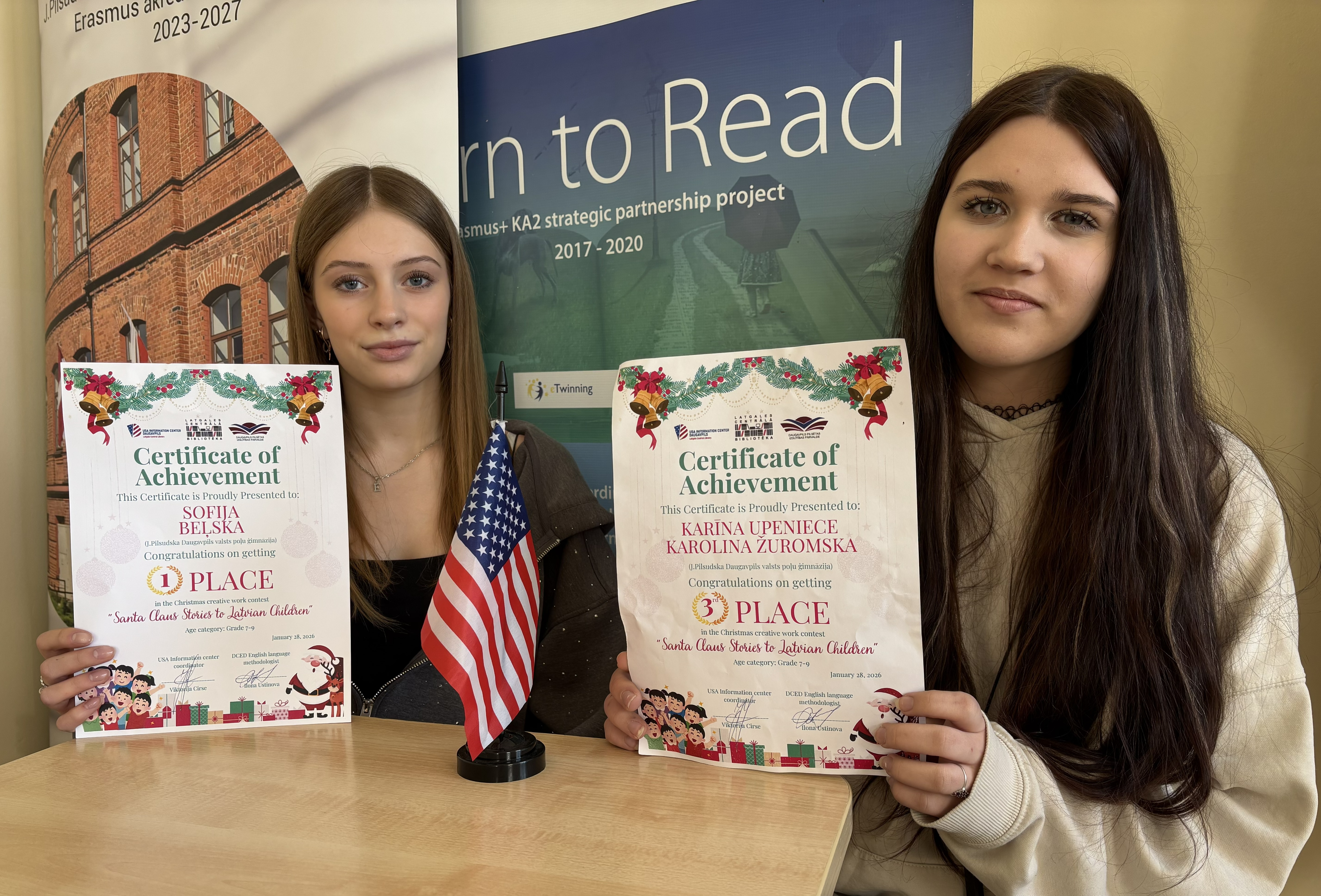 1. UN 3.VIETA ASV INFORMĀCIJAS CENTRA UN DPIP RĪKOTAJĀ RADOŠAJĀ KONKURSĀ