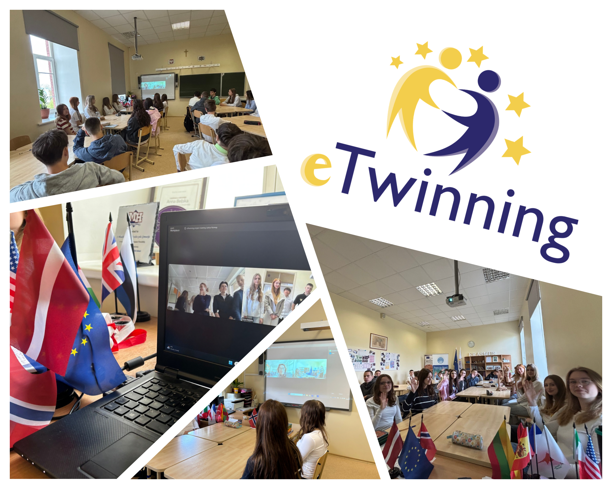 8. KLASES SVINĒJA eTWINNING DIENU KOPĀ AR PARTNERIEM NO NORVĒĢIJAS