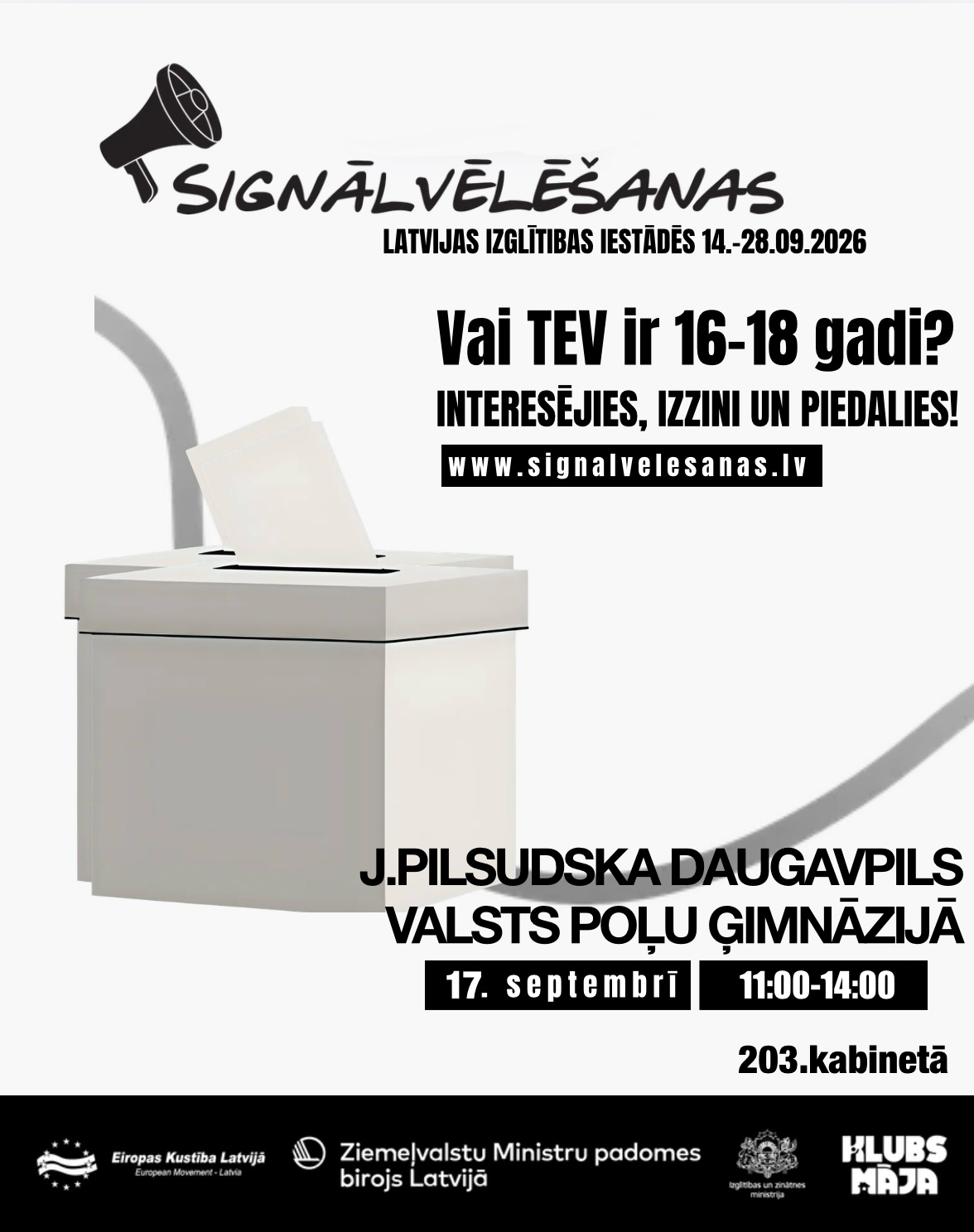 PIEDALIES SIGNĀLVĒLĒŠANĀS!