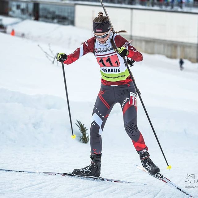   INESEI GOLUBEVAI 17.VIETA PASAULES BIATLONA ČEMPIONĀTĀ LATVIJAS IZLASES SASTĀVĀ