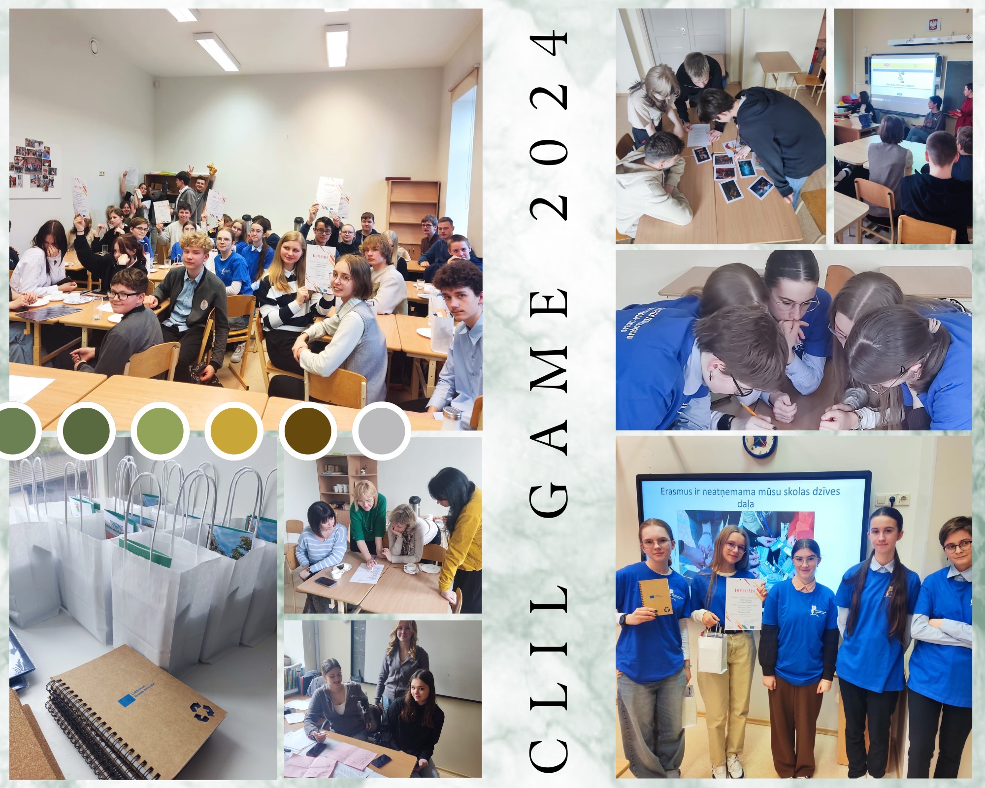 MŪSU SKOLA ORGANIZĒJA PILSĒTAS CLIL SPĒLI
