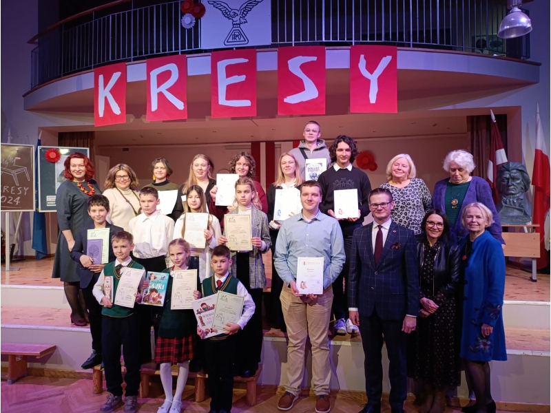 DIANA APEINE PĀRSTĀVĒS SKOLU POLIJĀ! A.MICKEVIČA DAIĻLASĪŠANAS KONKURSA “KRESY 2024” REZULTĀTI.