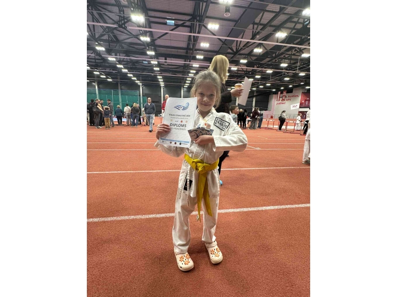 VALĒRIJAS PANĀKUMI KARATĒ SACENSĪBĀS “RĪGAS STRAUTIŅŠ 2026”