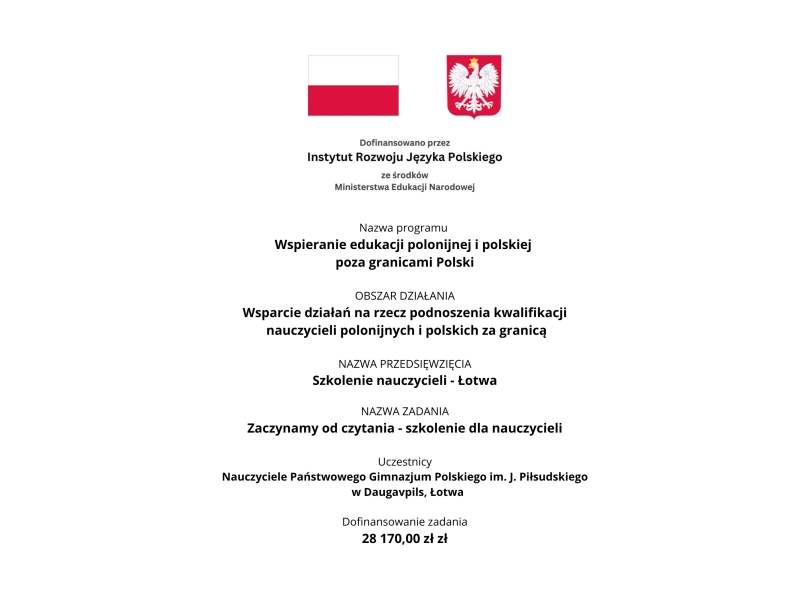 Wspieranie edukacji polonijnej i polskiej poza granicami Polski